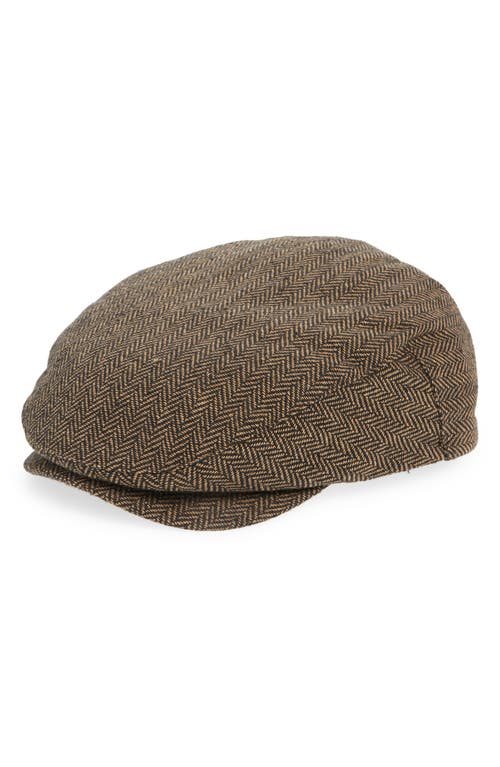 BRIXTON BRIXTON HERRINGBONE DRIVING CAP 