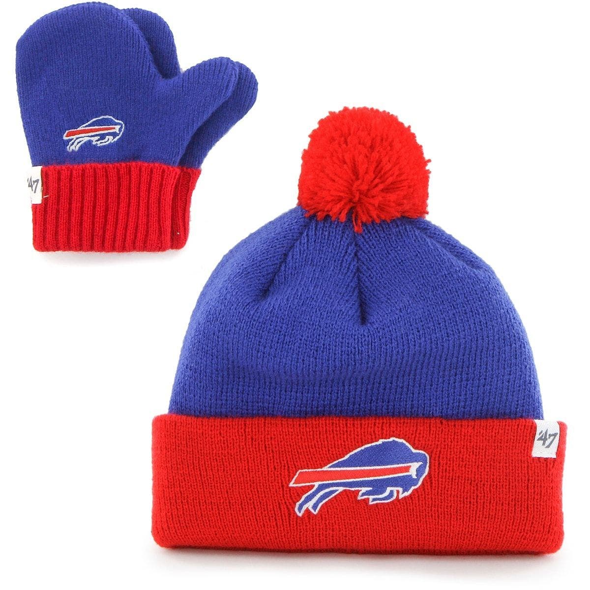 KTZ Buffalo Bills Trapskin Knit Hat in Blue for Men