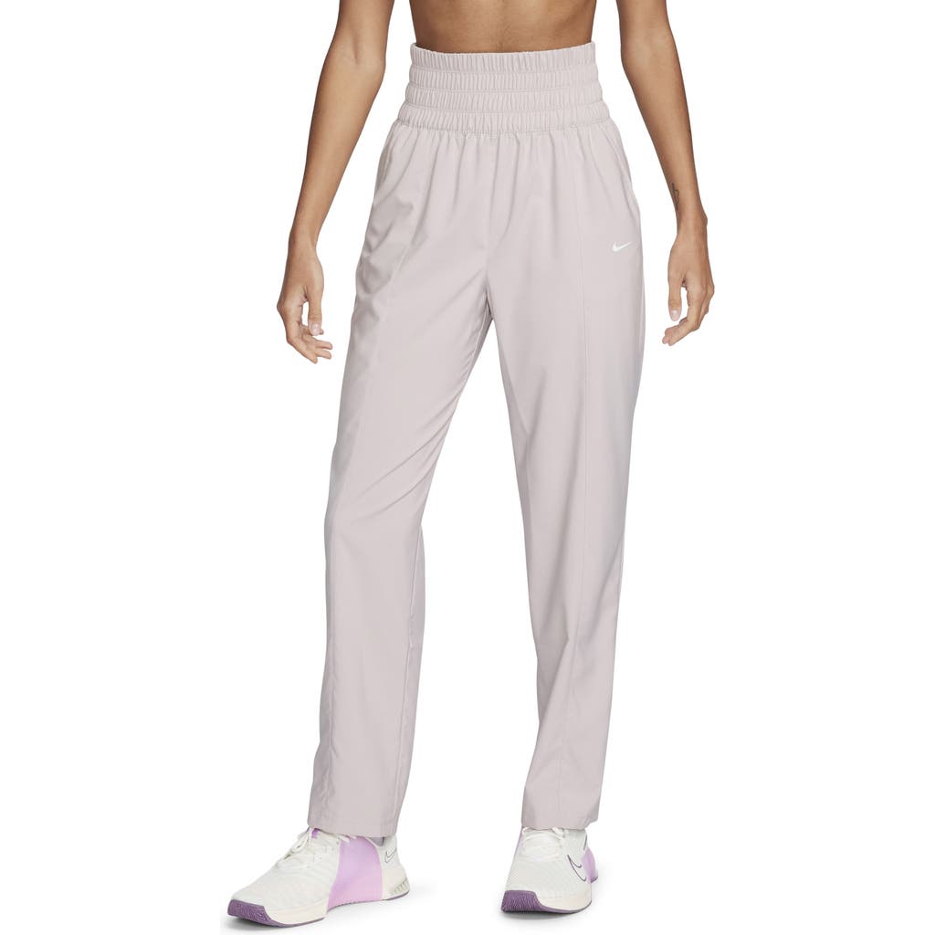 Nike Dri-fit One Track Pants In Platinum Violet/white
