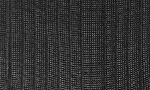 Stems 2-pack Silky Ribbed Crew Socks In Black Black