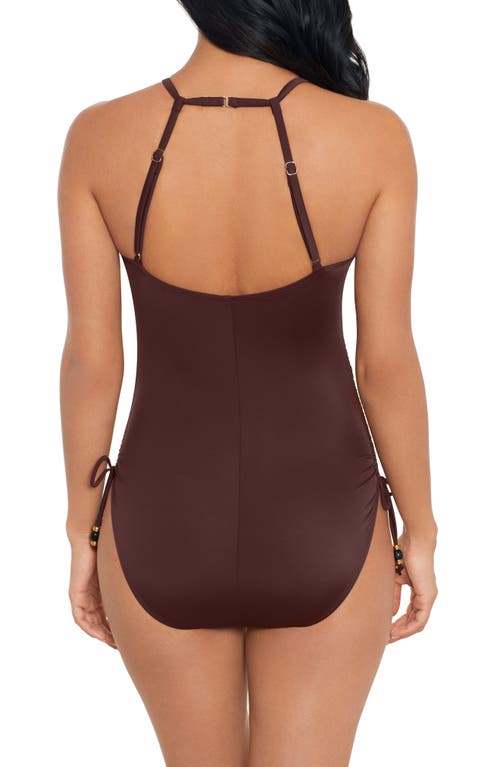 Magicsuit Women's Marley Sachi One-piece Swimsuit In Chestnut