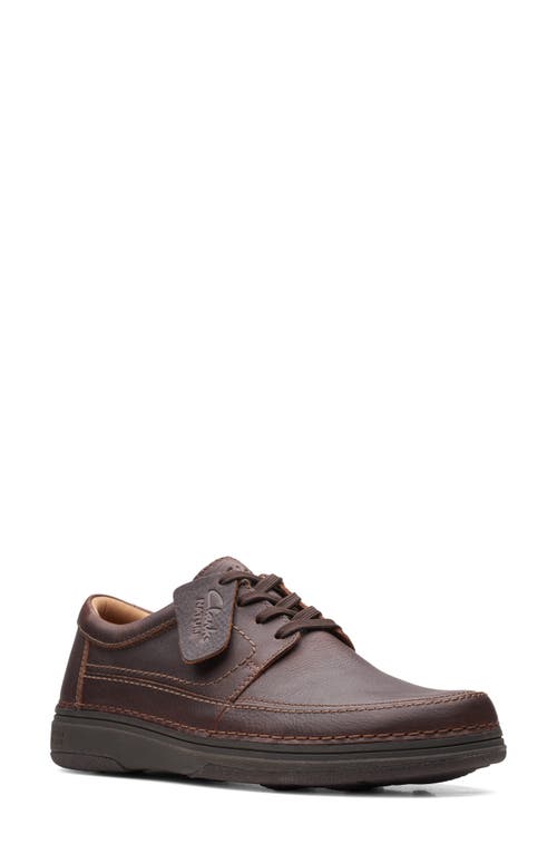 Clarks(r) Nature 5 Lace-Up Sneaker in Dark Brown Leather