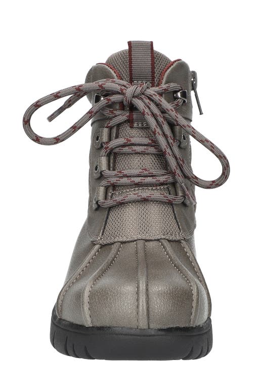 Shop Easy Street Stormy Waterproof Bootie In Grey