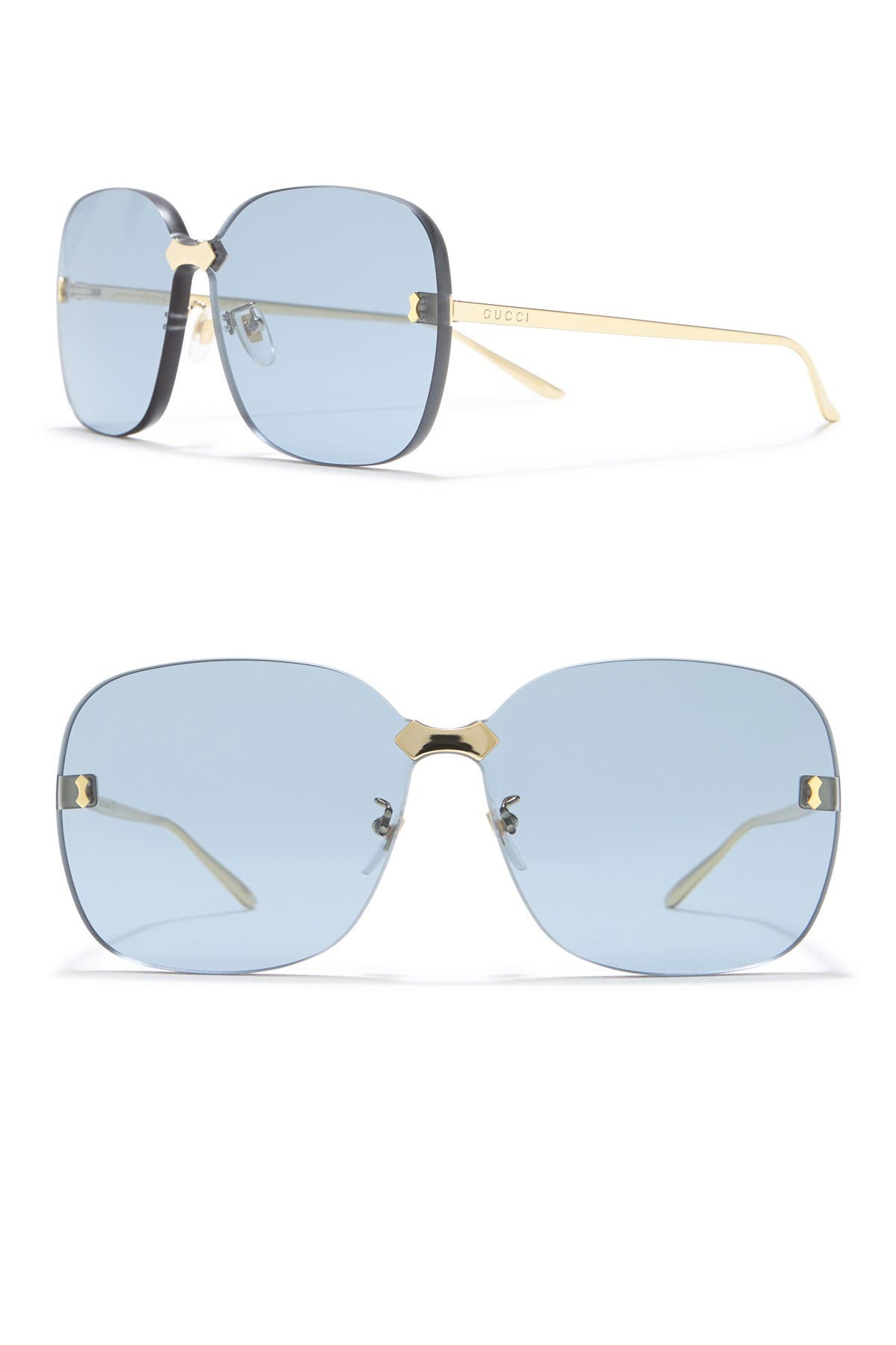 gucci 99mm oversized sunglasses