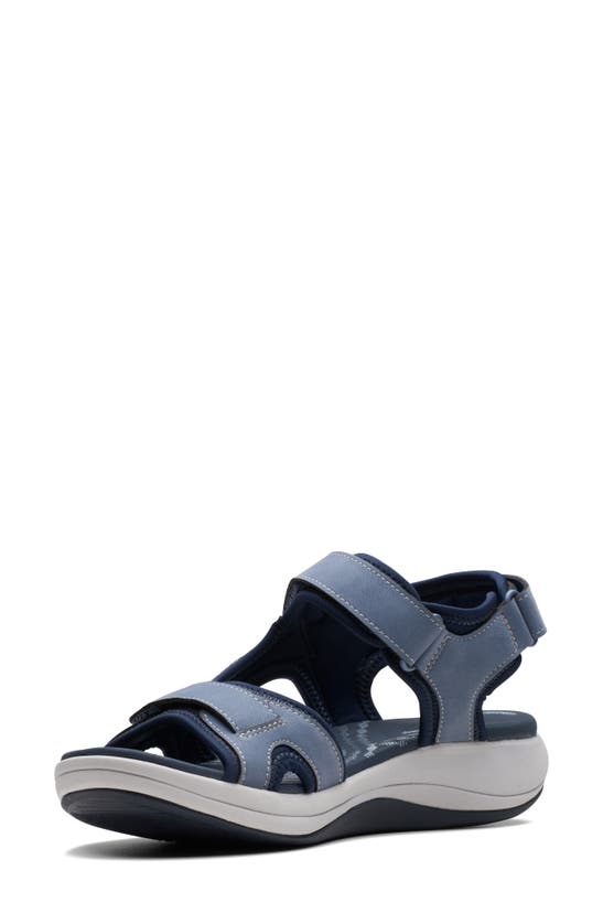 Shop Clarks Mira Bay Sandal In Denim Blue