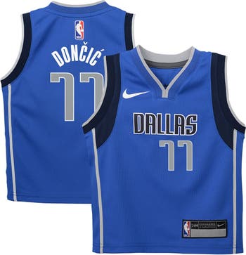 Nike Big Boys Luka Doncic White Dallas Mavericks 2021/22 Swingman