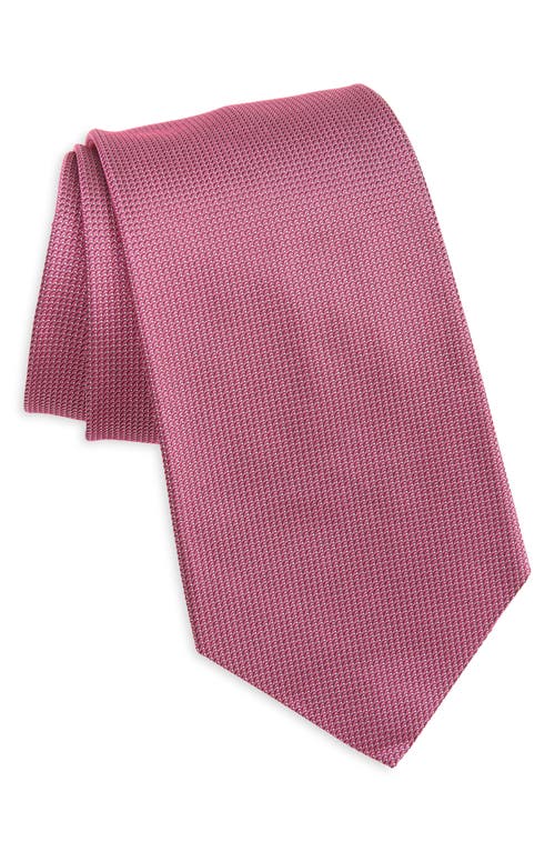 Shop Ralph Lauren Purple Label Bond St. Solid Silk Tie In Berry