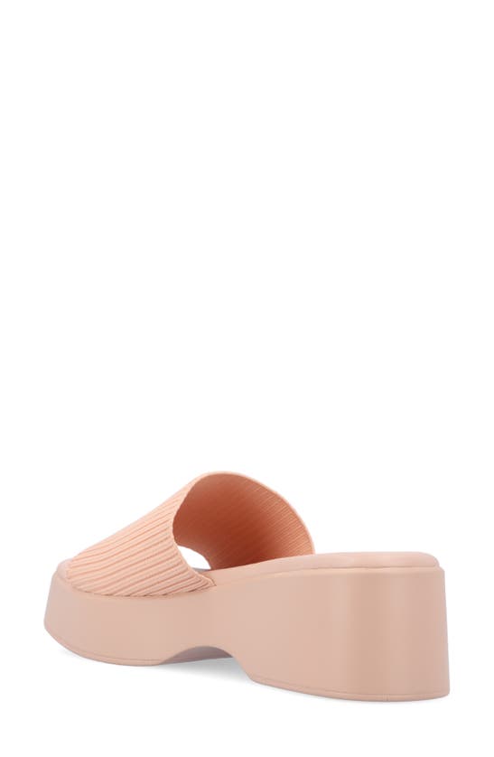 Journee Collection Tru Comfort Emani Sandal In Blush