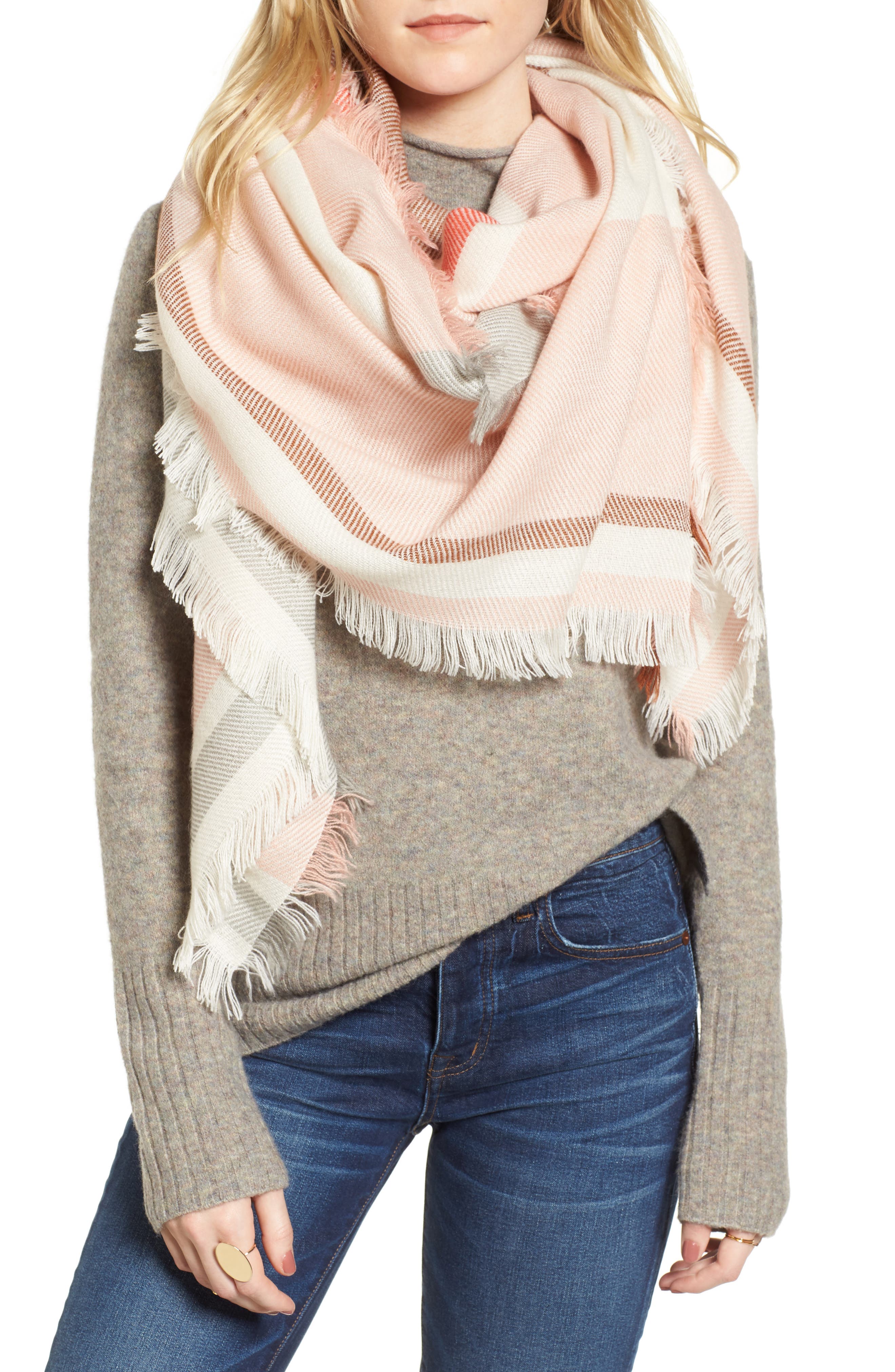 Madewell Colorblock Blanket Scarf Nordstrom