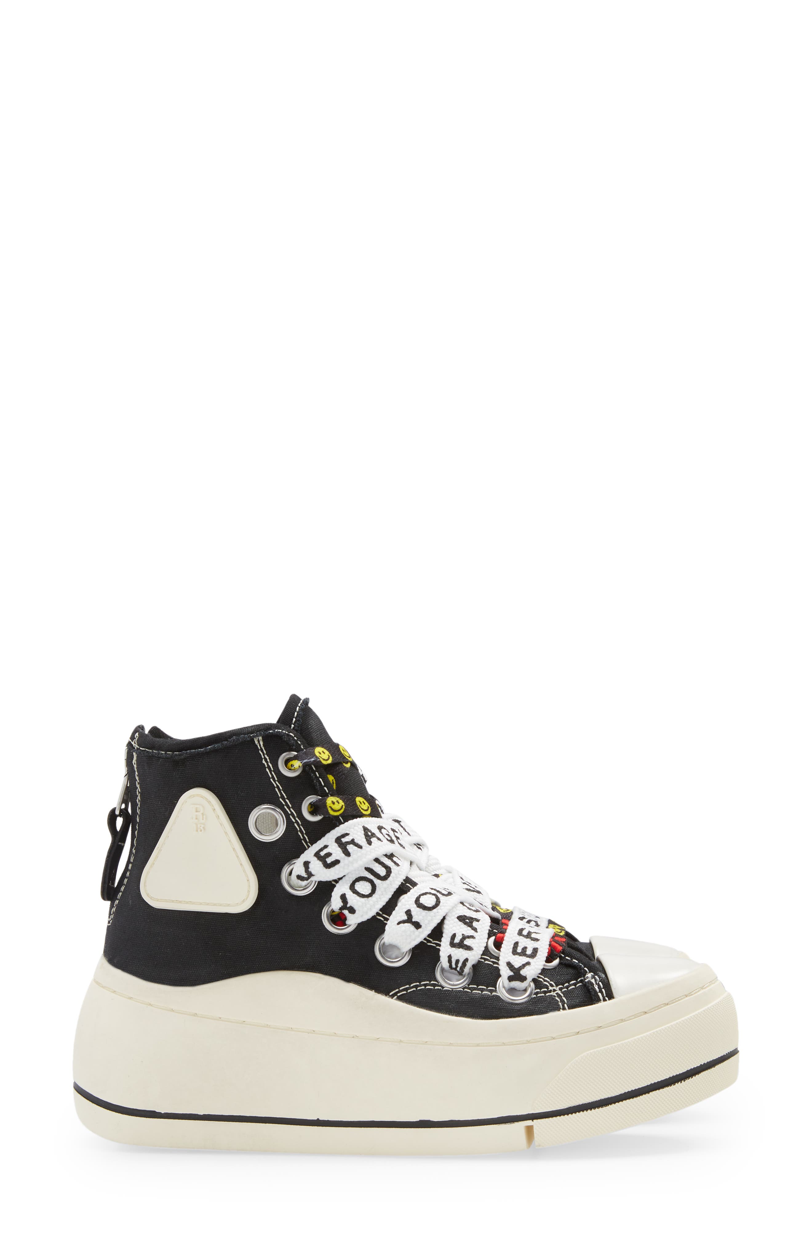 R13 Double Grommet High Top Sneaker Nordstrom