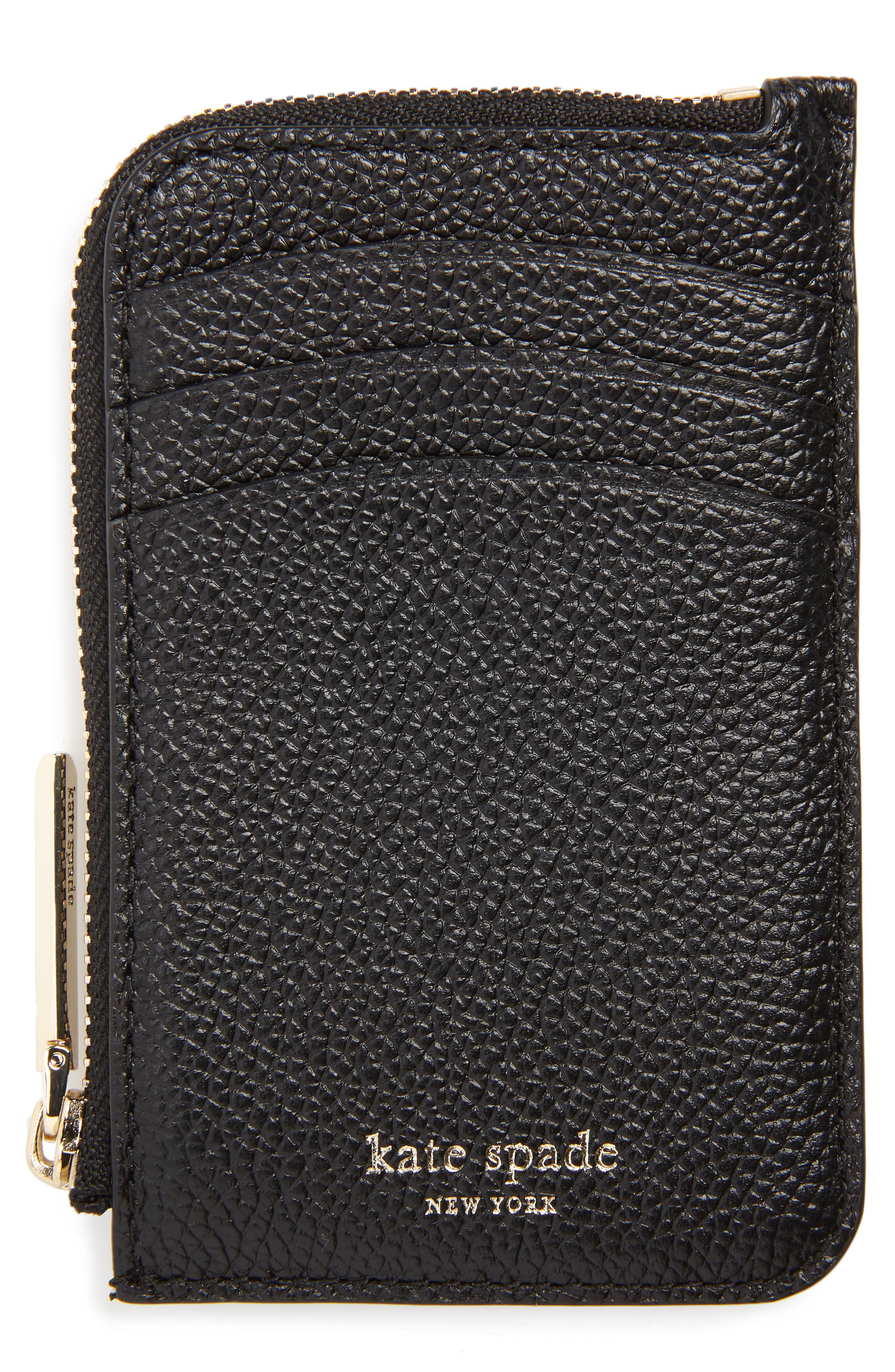 kate spade new york margaux leather zip card holder Nordstrom