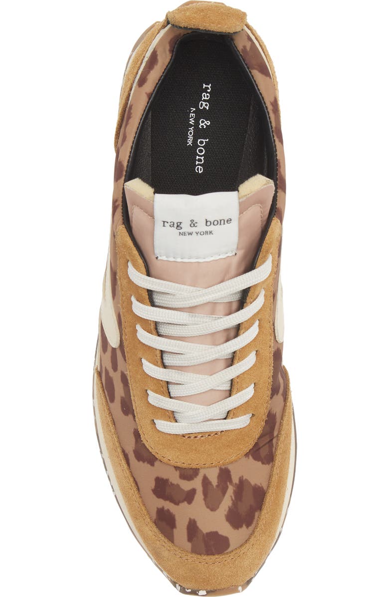 rag & bone Retro Runner Leopard Print Sneaker, Alternate, color, Leopard