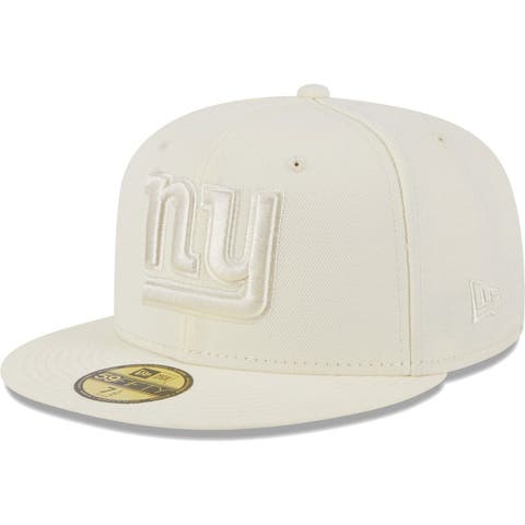 Men's New Era Cream/Royal New York Giants 2022 Sideline 59FIFTY Fitted Hat