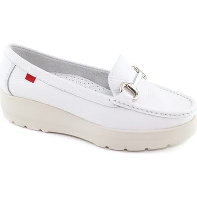 Marc Joseph New York Sunset Ave Platform Loafer, White