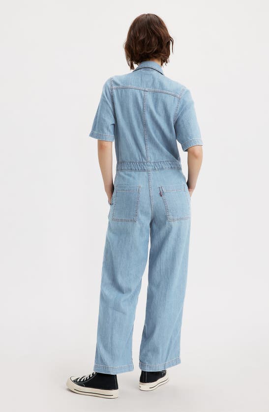 Shop Levi's® Heritage Short Sleeve Jumpsuit In Glad To Meet You