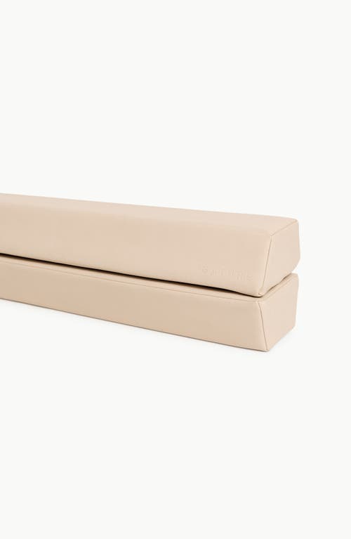 GATHRE Faux Leather Balance Beam in Millet at Nordstrom