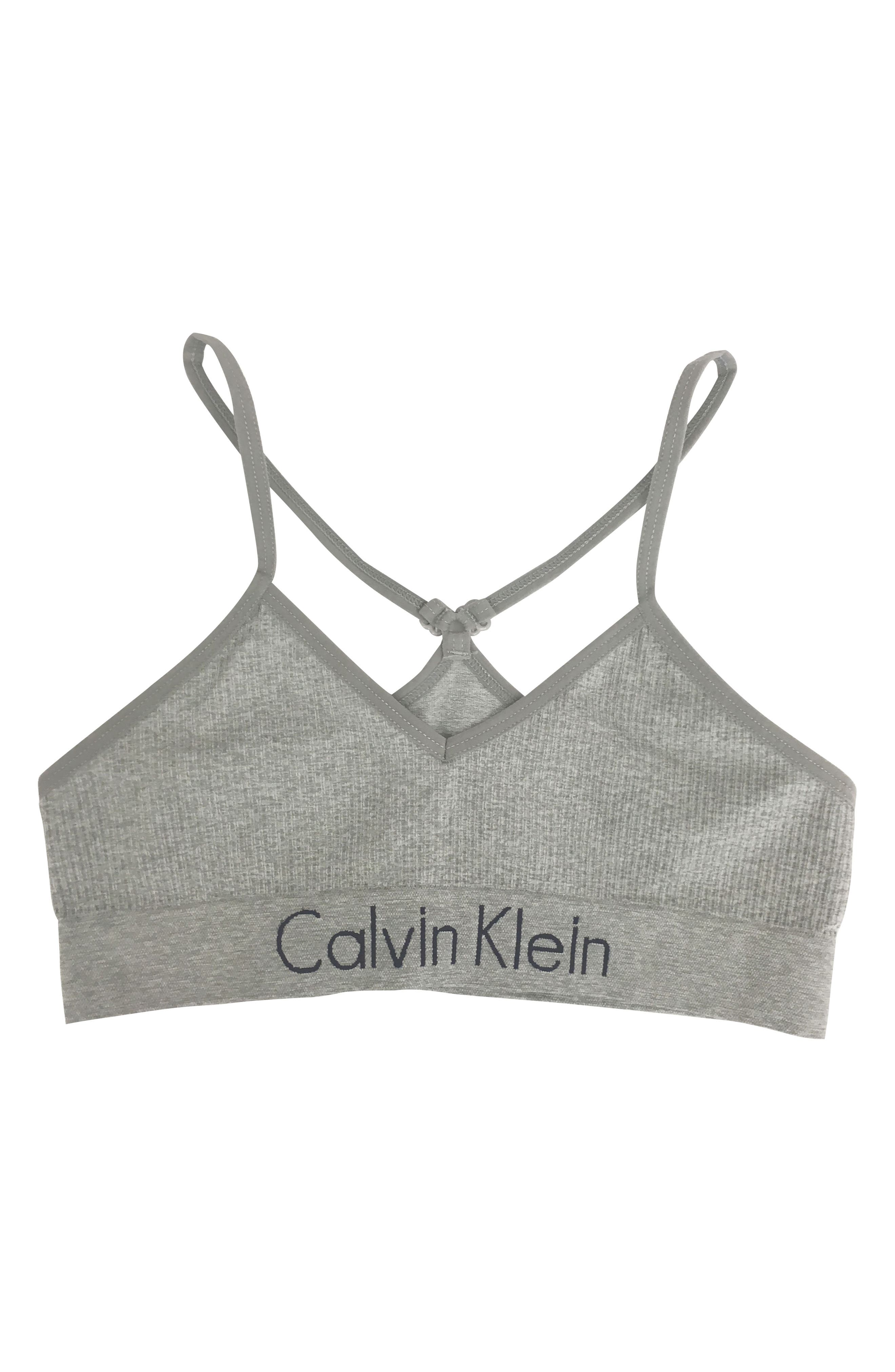 ribbed calvin klein bralette