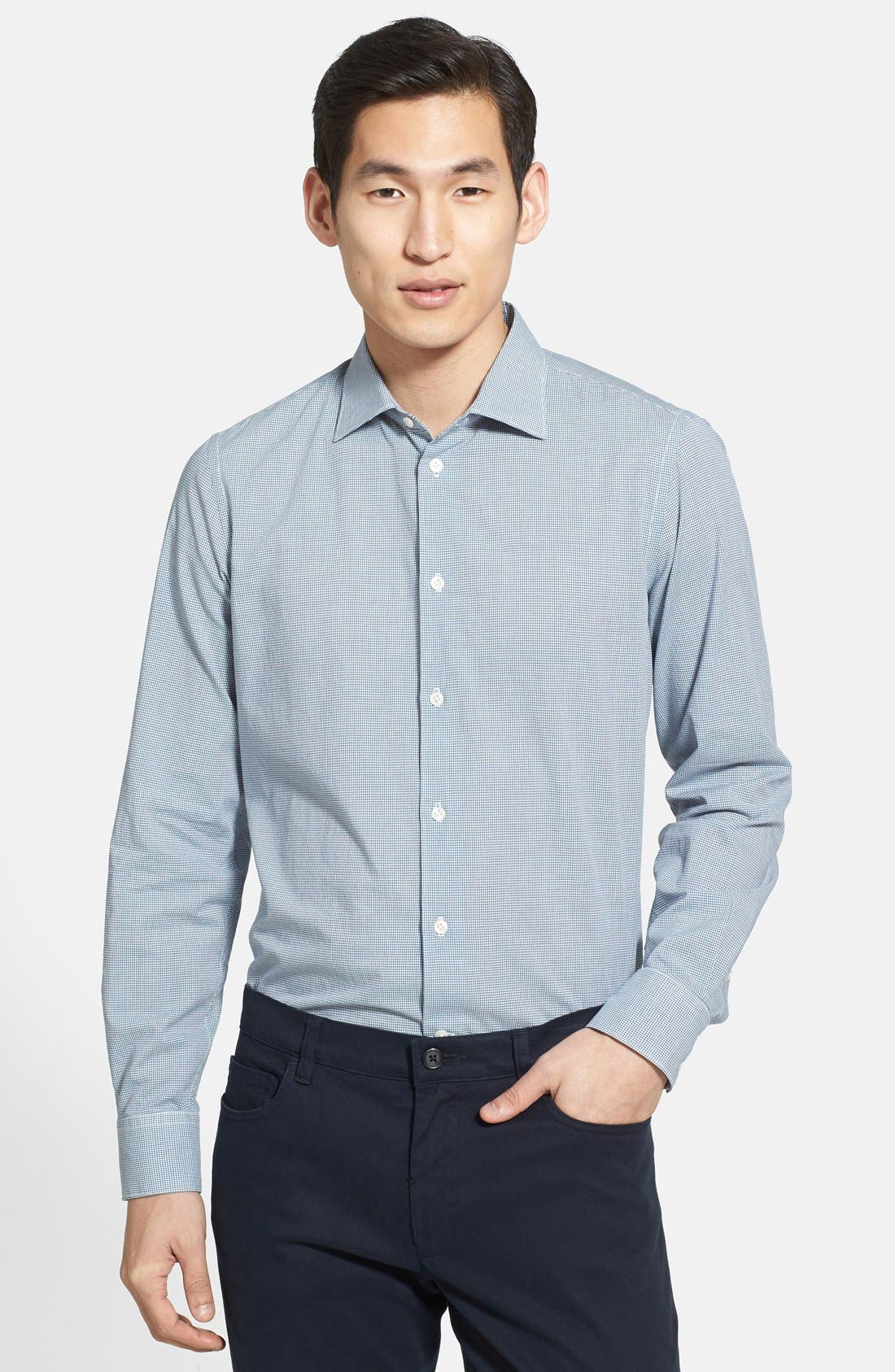 Vince Regular Fit Check Sport Shirt Nordstrom