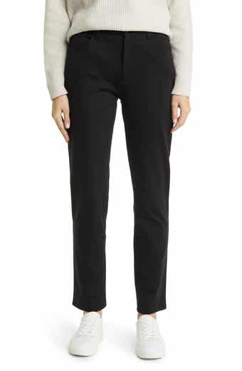 Women's High-Rise Slim Fit Effortless Pintuck Ankle Pants - A New Day  Off-White 8