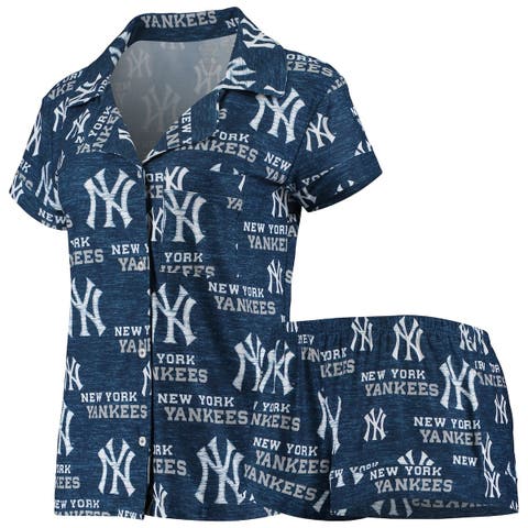 Women's Houston Astros Concepts Sport Orange Zest Allover Print Button-Up  Shirt & Shorts Sleep Set