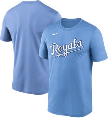 Nike /light Blue Kansas City Royals Rewind 3/4-sleeve T-shirt At Nordstrom  for Men