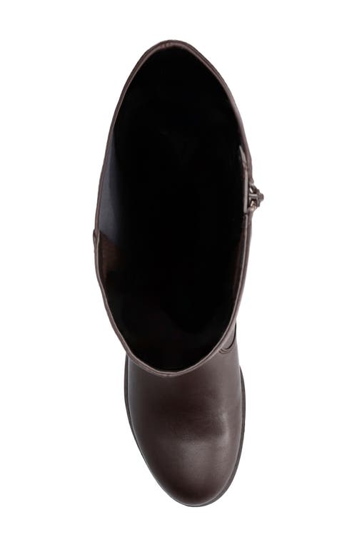 Easy Street Women's Tucker Plus Athletic Shafted Stretch-for-fit Tall Boots In Brown