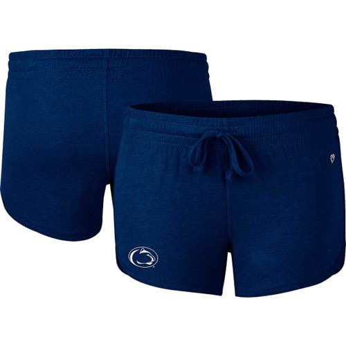 Women's Colosseum Heather Navy Penn State Nittany Lions Simone Core Shorts