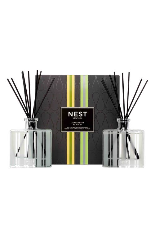 NEST New York Bamboo & Grapefruit Reed Diffuser Duo $116 Value
