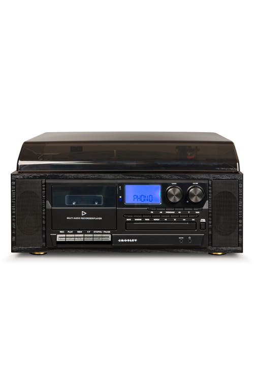 Crosley Radio Ridgemeont Bluetooth Entertainment Center in Black at Nordstrom