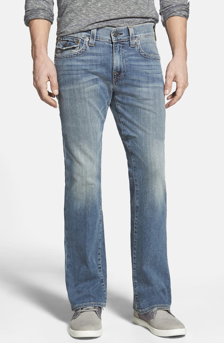True Religion Brand Jeans 'Billy' Relaxed Bootcut Jeans (White Pine ...
