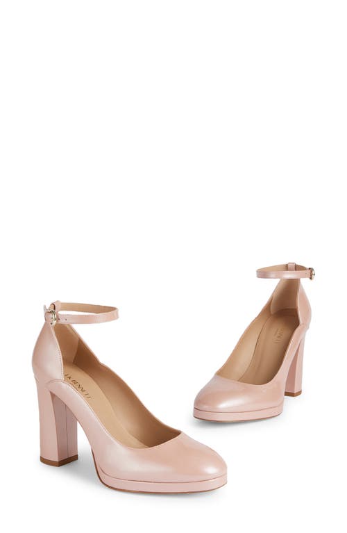 Lk Bennett Raelynn Ankle Strap Pump In Pink