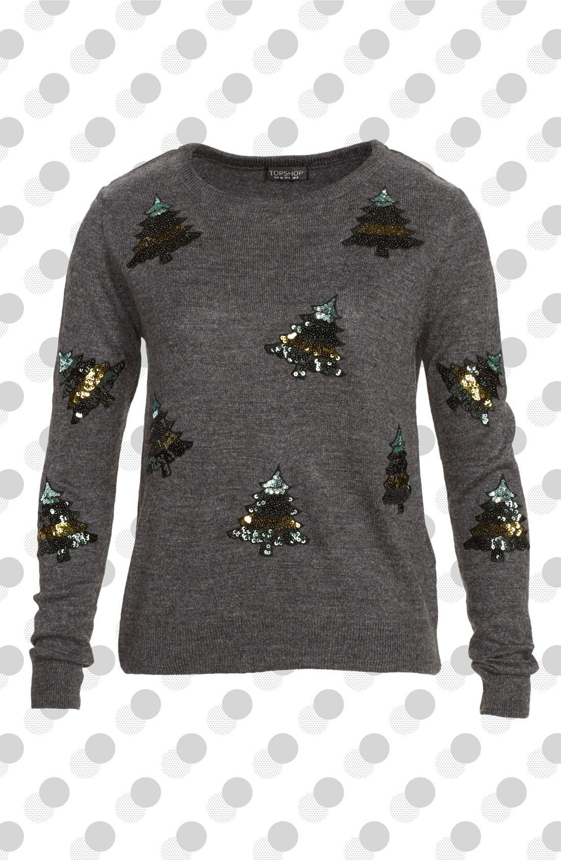Sequin Christmas Tree Sweater Nordstrom