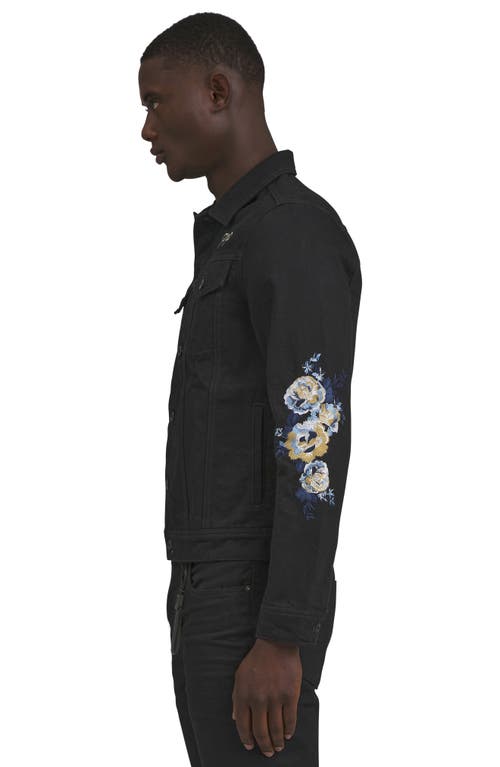 Shop Prps Peony Jacket In Black