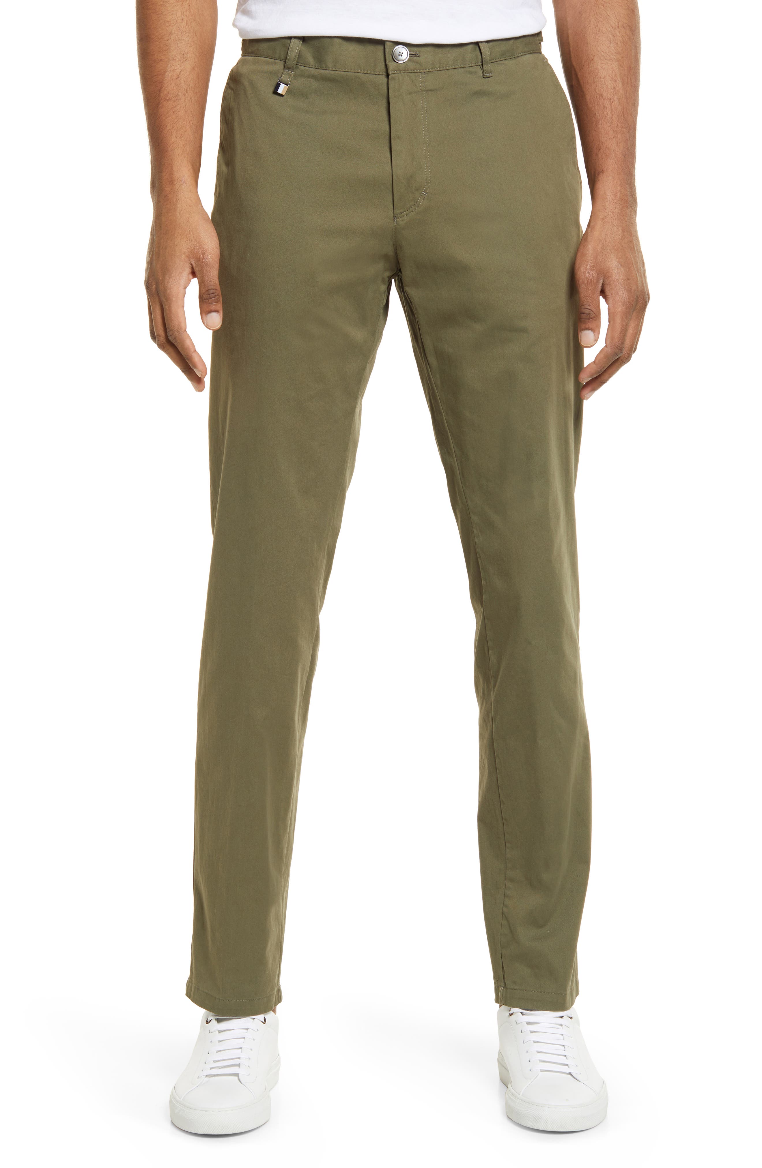 Slacks and Chinos Casual trousers and trousers Heron Preston Trousers in Green for Men Mens Clothing Trousers 