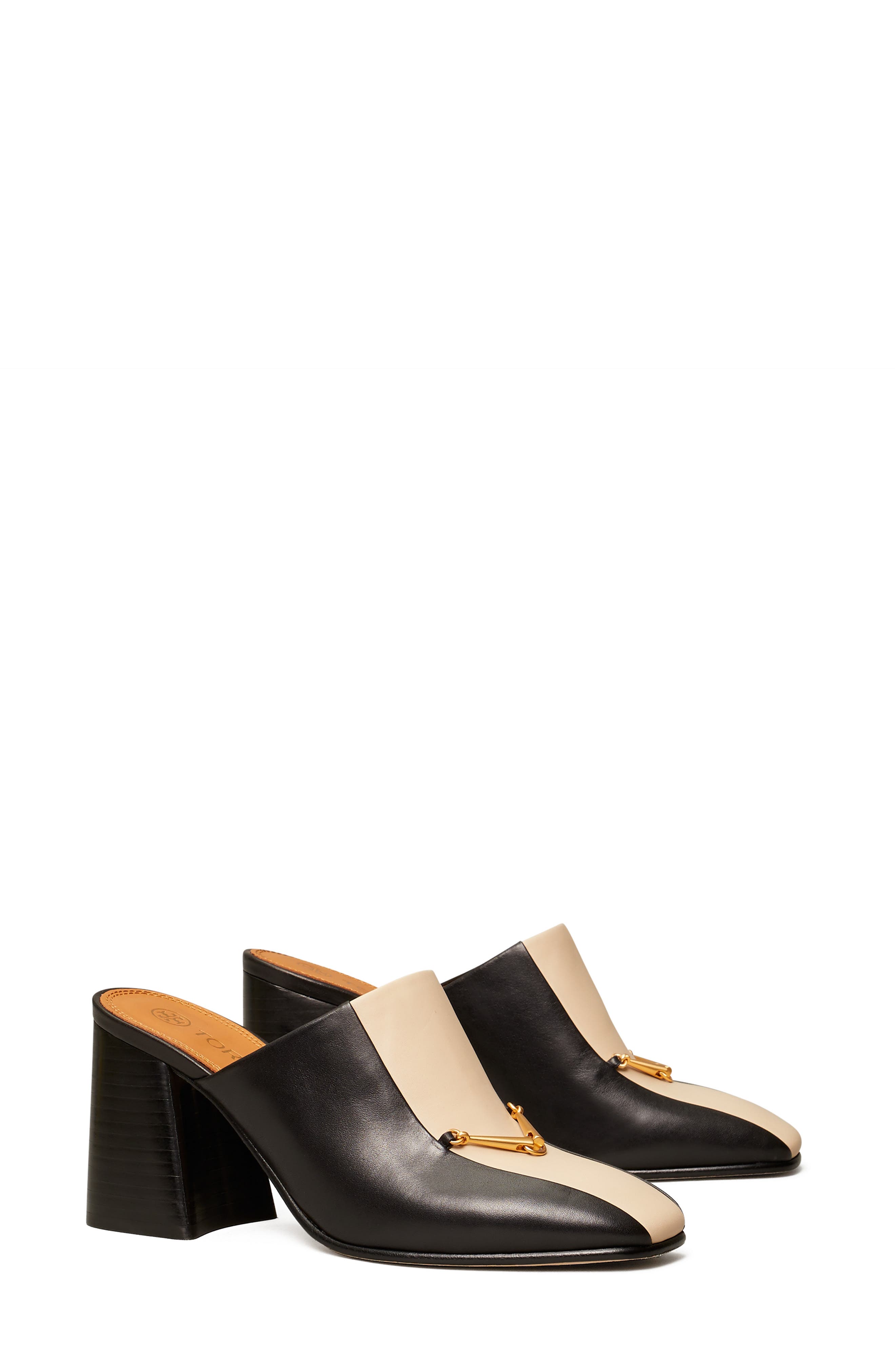 tory burch black mules