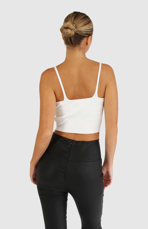 Belle & Bloom All I Need Knit Crop In Cream