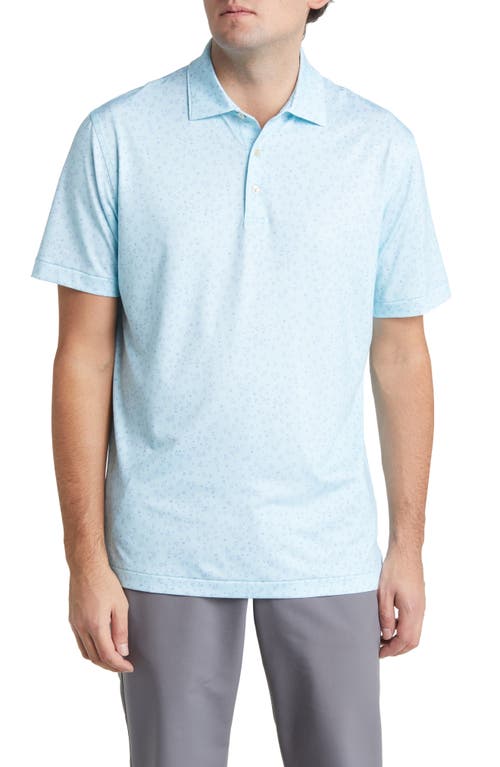 Peter Millar Worth a Shot Performance Jersey Polo in Celeste at Nordstrom, Size X-Large