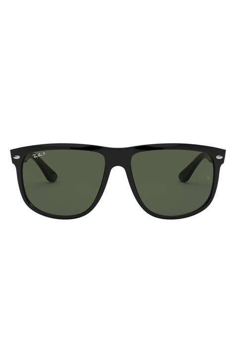 Highstreet 60mm Polarized Flat Top Sunglasses