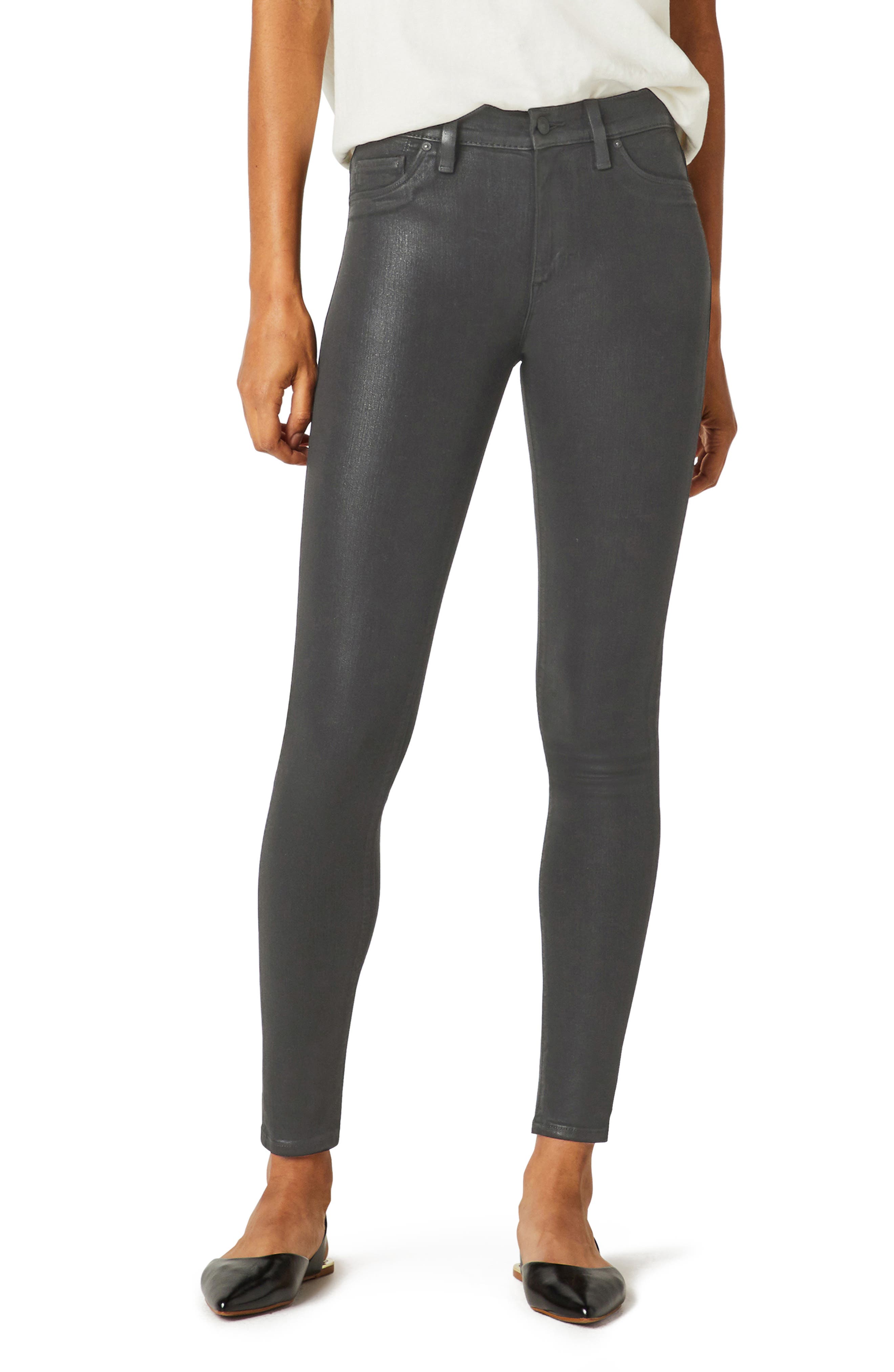 hudson shine mid rise skinny jeans