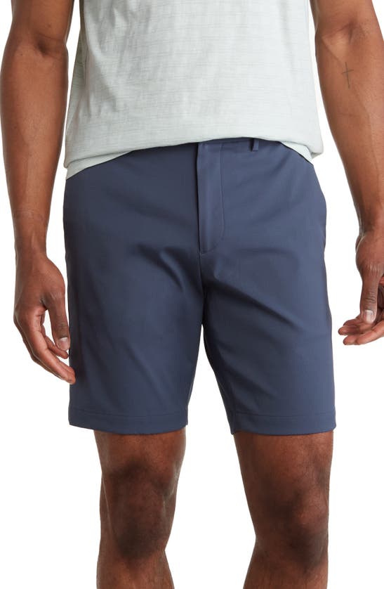 Theory Zaine Neoteric Slim Fit Shorts In Air Force