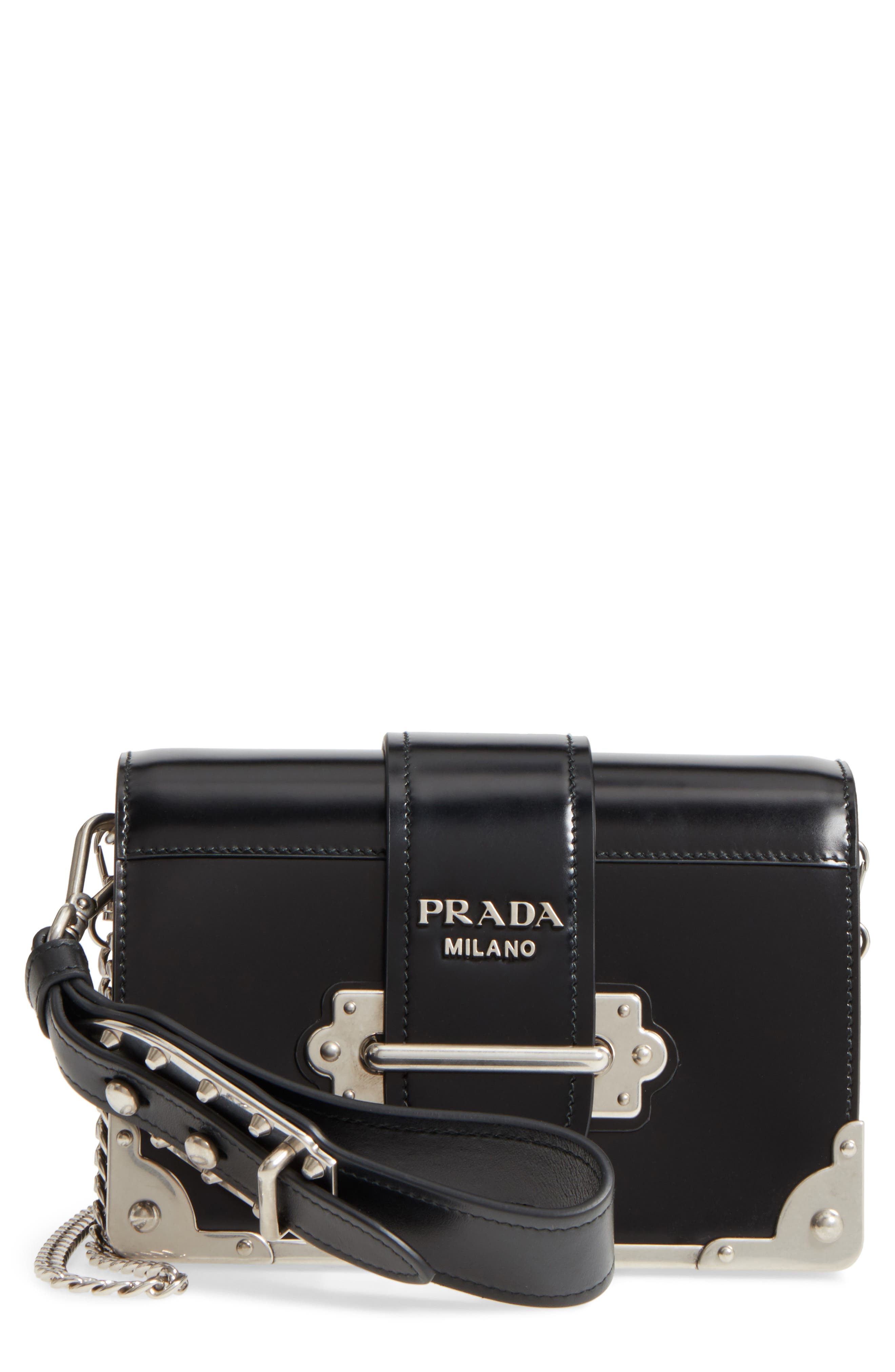 prada mini cahier bag