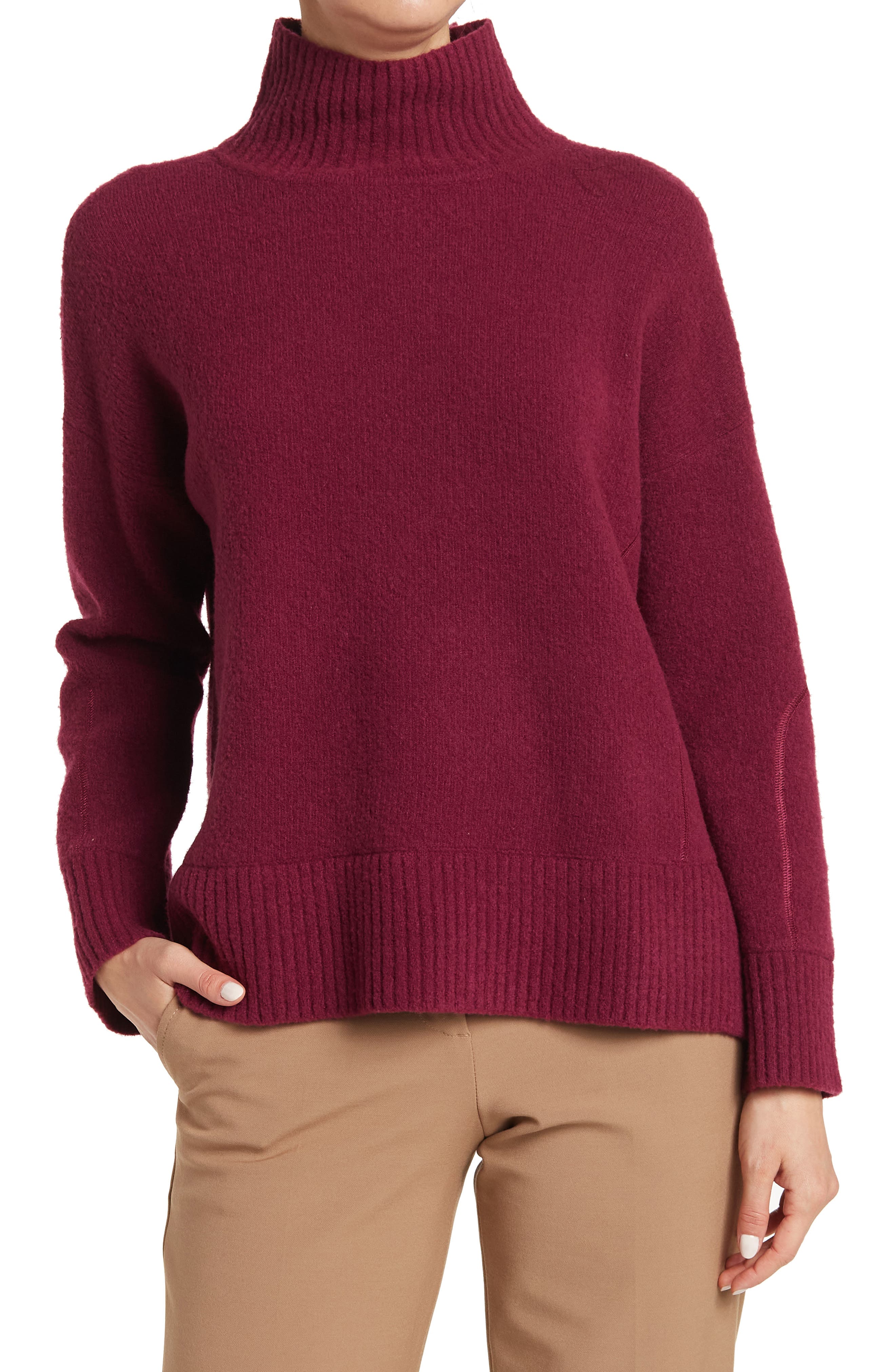 club monaco oversized turtleneck sweater