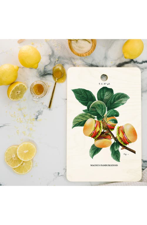 Deny Designs Pizza Plant Cutting Board In Beige