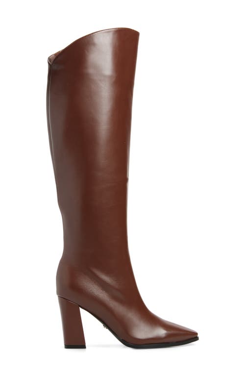 Shop Azalea Wang Graciella Knee High Boot In Brown