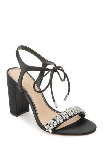 jewel badgley mischka block heel