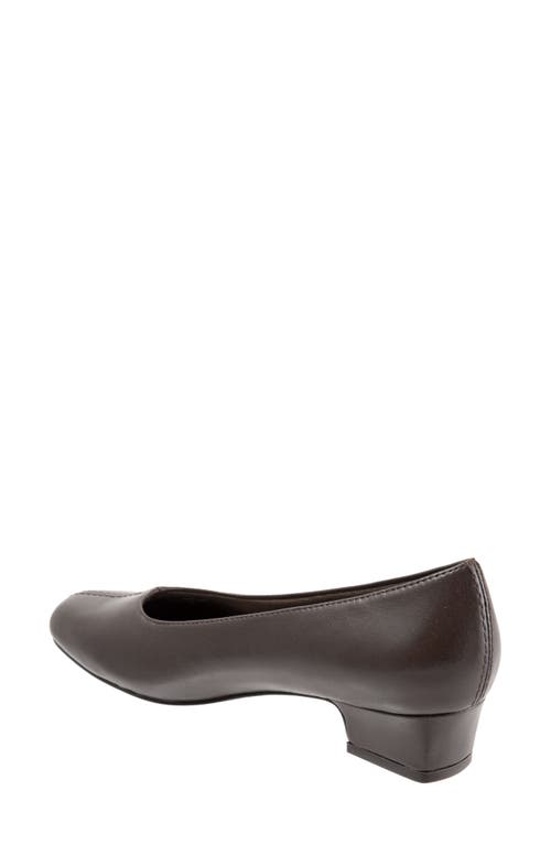 Shop Trotters 'doris' Pump In Brown Leather