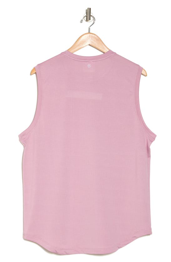 Shop 90 Degree By Reflex Air Sense Iconic Textured Muscle Tank In Keepsake Lilac