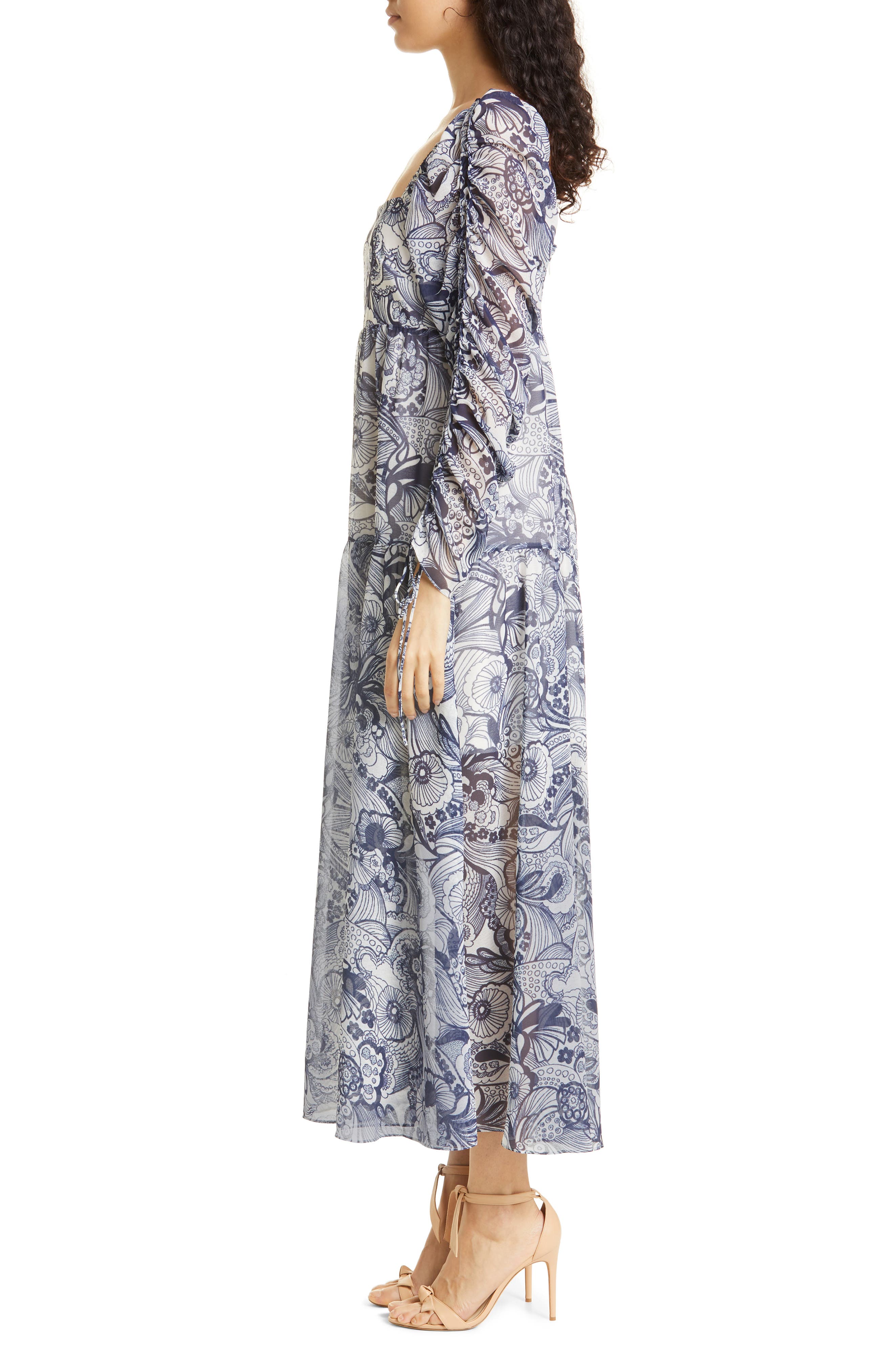 floral long sleeve maxi dress ted baker london