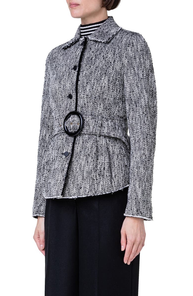Akris punto Cotton Blend Tweed Jacket | Nordstrom