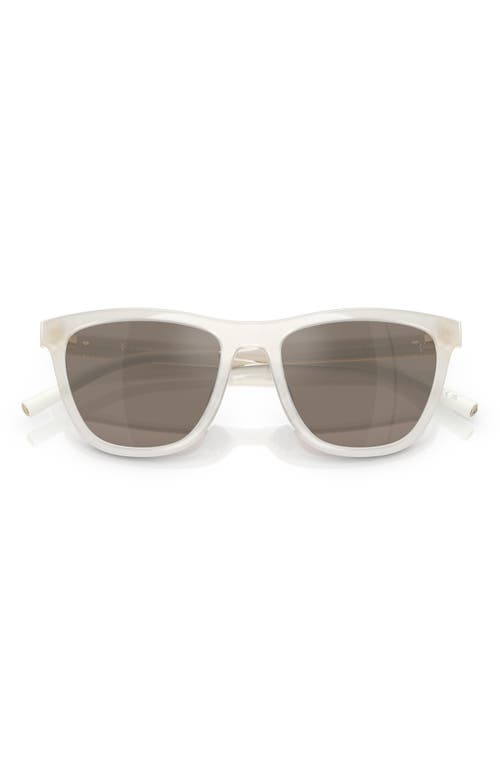 Shop Oliver Peoples 51mm Polarized Pillow Sunglasses In White